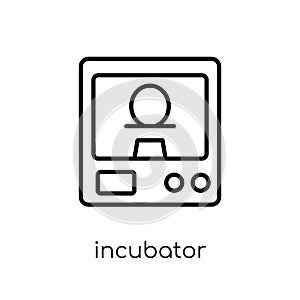 Incubator icon. Trendy modern flat linear vector Incubator icon