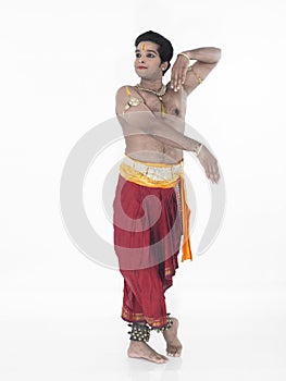 Indain classical male dancer