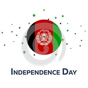 Independence day of Afghanistan. Patriotic Banner. Vector illustration.