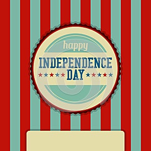 Independence Day Event Stamp Background