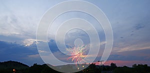 Independence Day Fireworks Display, Whitewood, South Dakota