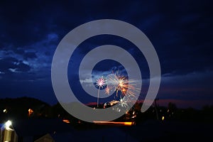 Independence Day Fireworks Display, Whitewood, South Dakota