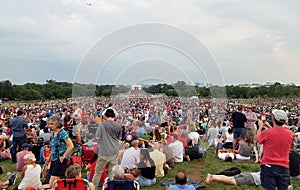 Independence Day fireworks in Washington DC