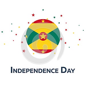 Independence day of Grenada. Patriotic Banner. Vector illustration.