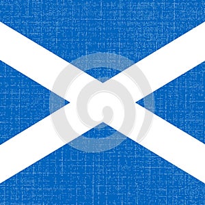 Independence Day of Scotland. 24 June. Symbolic Flag of Scotland. Grunge background