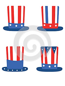 Independence day,set hats