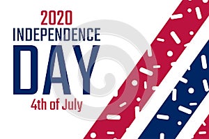 Independence Day in The United States of America, USA. 4th of July. Holiday concept. Template for background, banner