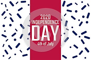 Independence Day in The United States of America, USA. 4th of July. Holiday concept. Template for background, banner