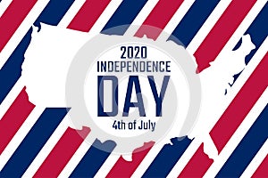 Independence Day in The United States of America, USA. 4th of July. Holiday concept. Template for background, banner