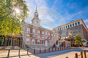 Independence Hall in Philadelphia, Pennsylvania USA