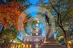 Independence Hall in Philadelphia,  USA