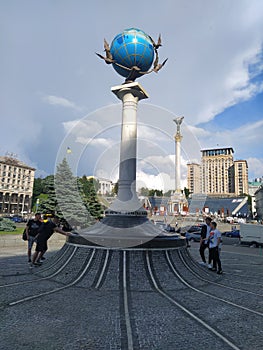 Independence Maydan, central square of Kiev