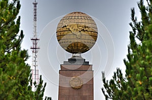 Independence Monument and the Blessed Mother - Tashkent, Uzbekistan