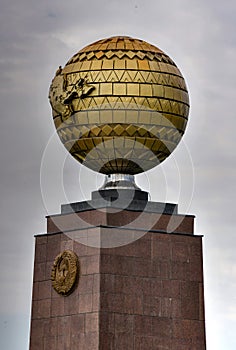 Independence Monument and the Blessed Mother - Tashkent, Uzbekistan