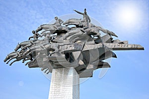 Independence monument in the City of Izmir, Turkey.
