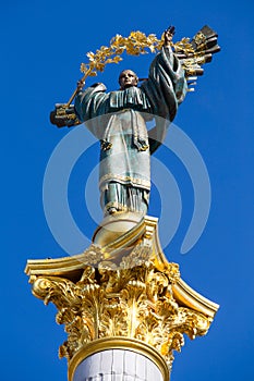 Independence monument in Kiev, Ukraine