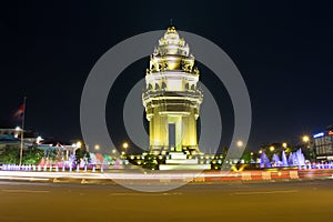 Independence monument in phnom penh