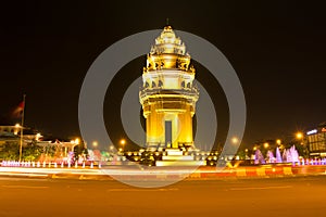 Independence monument in phnom penh,Cambodia