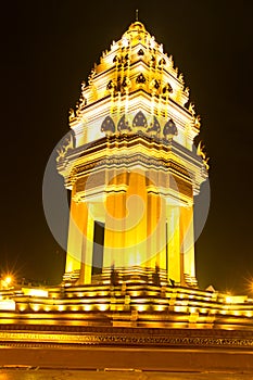 Independence monument in phnom penh,Cambodia