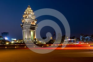 Independence Monument Phnom Penh, Cambodia Jan 2016.