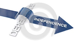 Independence over dependence