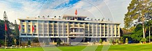 Independence Palace in Ho Chi Minh City, Vietnam. Panorama