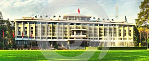 Independence Palace in Ho Chi Minh City, Vietnam. Panorama