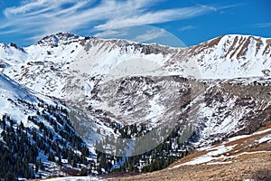 Independence Pass in Rocky Mountains