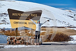 Independence Pass in Rocky Mountains