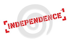 Independence rubber stamp