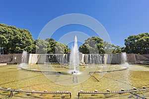 Independence Square in Mendoza city, Argentina