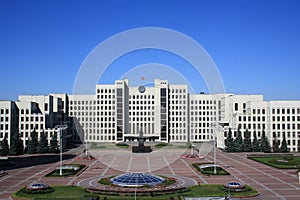 Independence square in Minsk