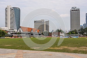 Independence square old cricket field in kuala lumpur malaysia