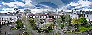 Independence Square in Quito