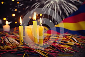 Independencia de colombia. Colombia independence day, colombian flag. Mark with celebrations and events nationwide