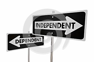 Independent Vs Dependent One Way Street Road Sign Flipping