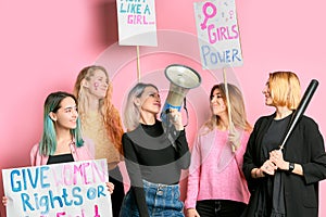 Independent women feminists fight for female rights