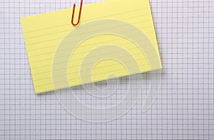 Index Card and Graph Paper Background