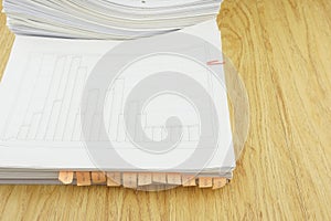 Index document sales graph and receipt