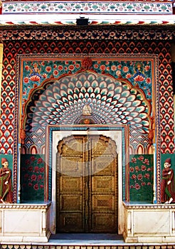 India Architecture Exterior Doorway