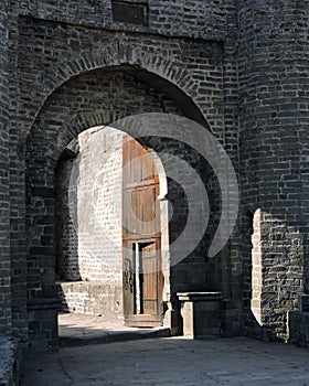 India Architecture Exterior Doorway Kangra Fort