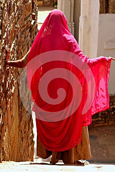 India; chittorgarh; woman at the ceremony