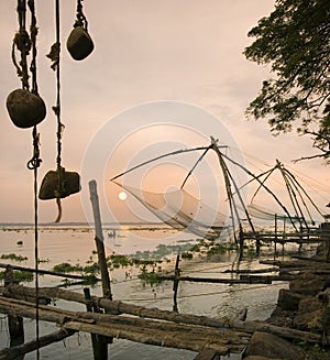 India - Cochin - Chinese Fishing Nets