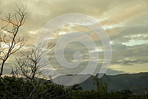 India Dormida mountain range at El Valle de Anton, Panama