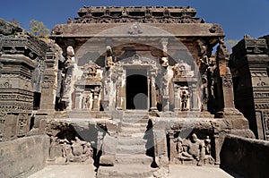 India, Ellora Buddhist cave