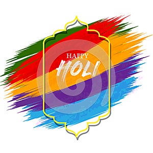 India Festival of Color Happy Holi holiday background