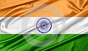 India flag texture background