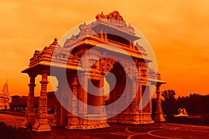 India Gate at sunset