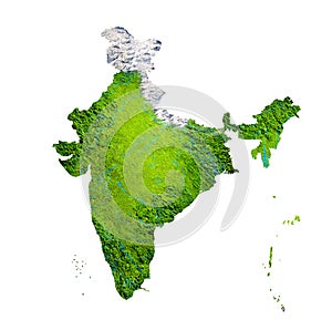 India geographical map