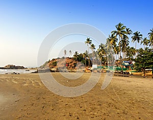 India. Goa. Beaches of the North of Goa.